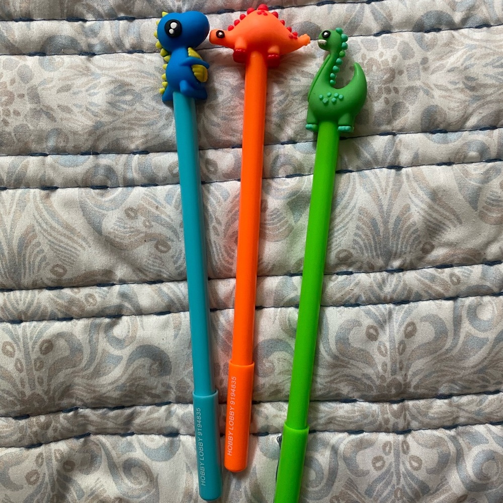 Dinosaur Themed Pens